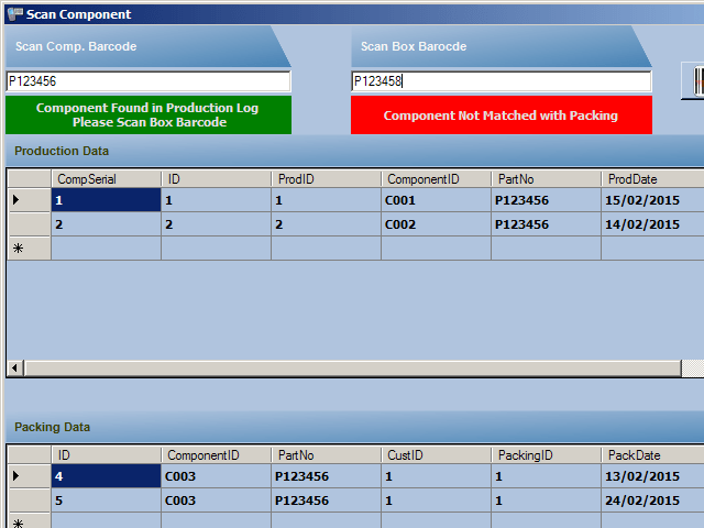Assembly Line QR Code Labels WIP India Pune Mumbai