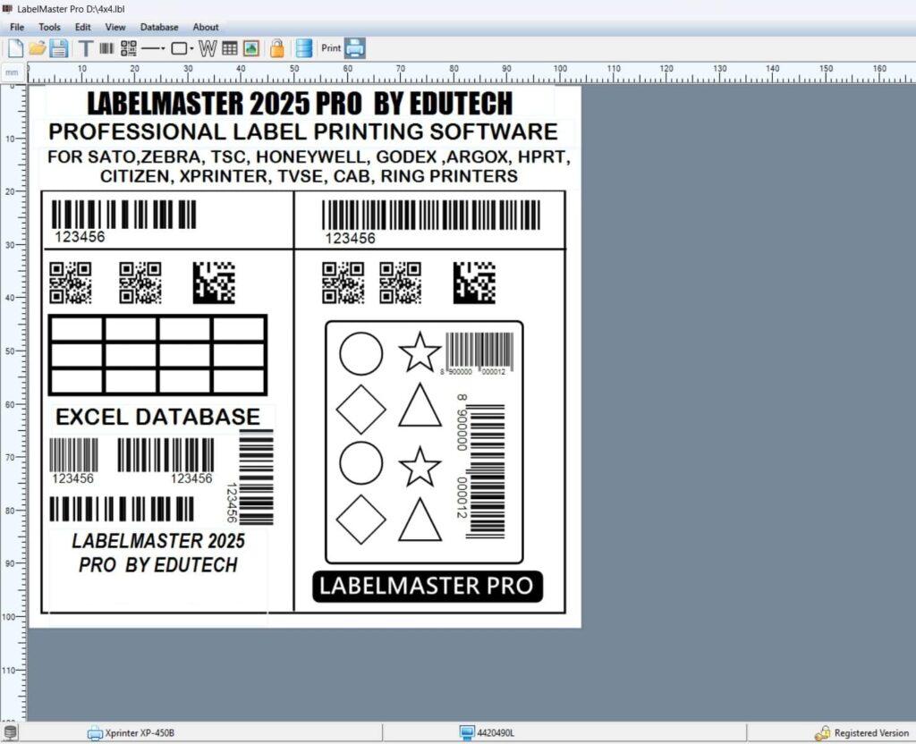 LabelMaster Barcode Label Software India